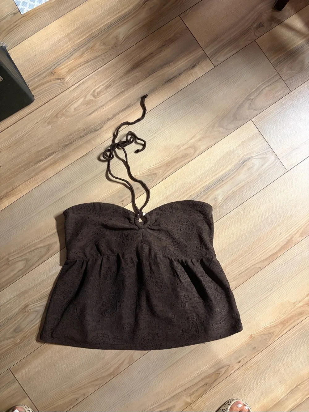 NWT! wild fable Brown Strapless Halter Tank Top